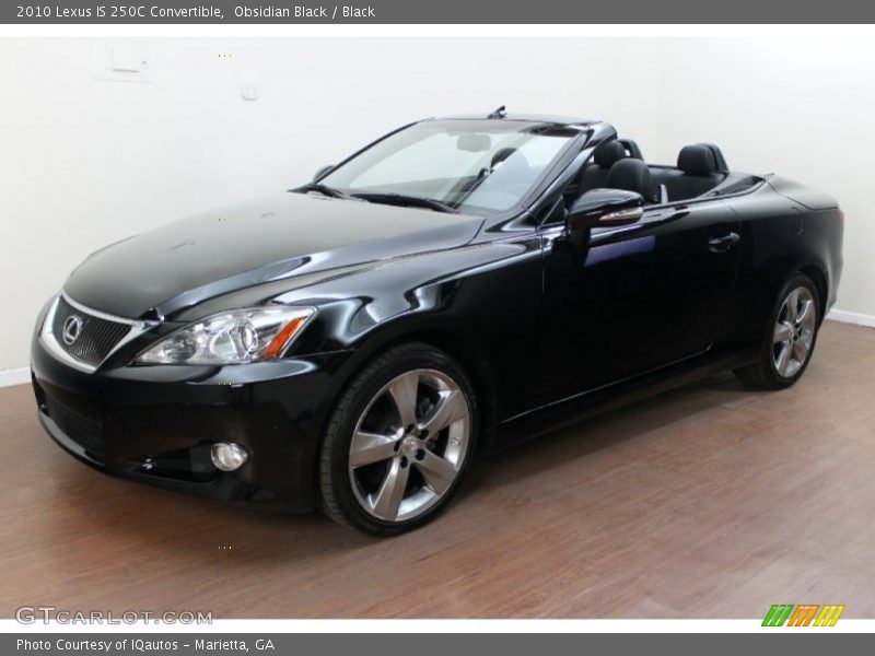 Obsidian Black / Black 2010 Lexus IS 250C Convertible