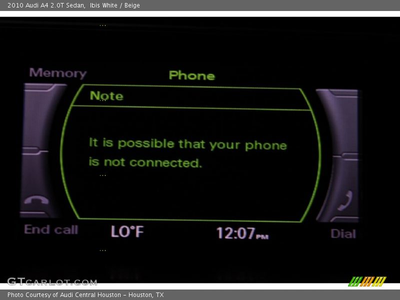 Ibis White / Beige 2010 Audi A4 2.0T Sedan