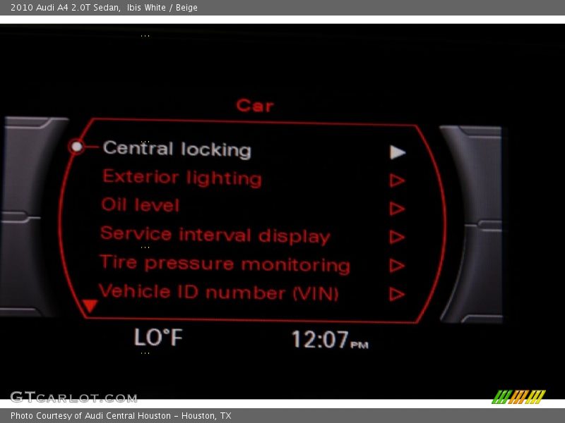 Ibis White / Beige 2010 Audi A4 2.0T Sedan