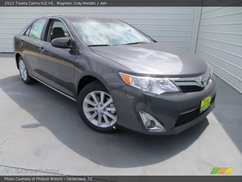 Magnetic Gray Metallic / Ash 2013 Toyota Camry XLE V6