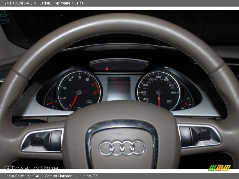 Ibis White / Beige 2010 Audi A4 2.0T Sedan