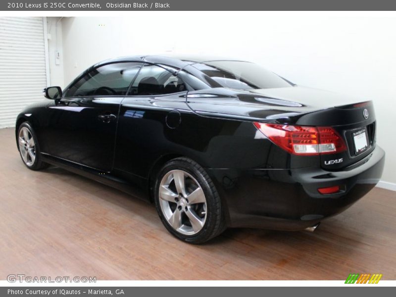 Obsidian Black / Black 2010 Lexus IS 250C Convertible