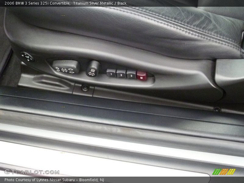 Titanium Silver Metallic / Black 2006 BMW 3 Series 325i Convertible