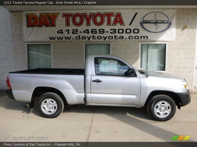 Silver Streak Mica / Graphite 2012 Toyota Tacoma Regular Cab