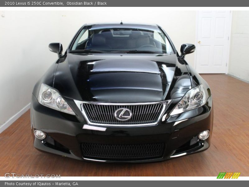 Obsidian Black / Black 2010 Lexus IS 250C Convertible