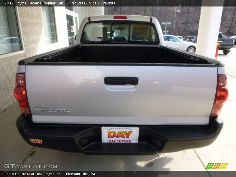 Silver Streak Mica / Graphite 2012 Toyota Tacoma Regular Cab