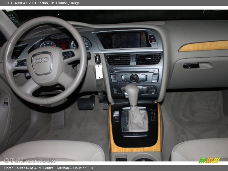Ibis White / Beige 2010 Audi A4 2.0T Sedan