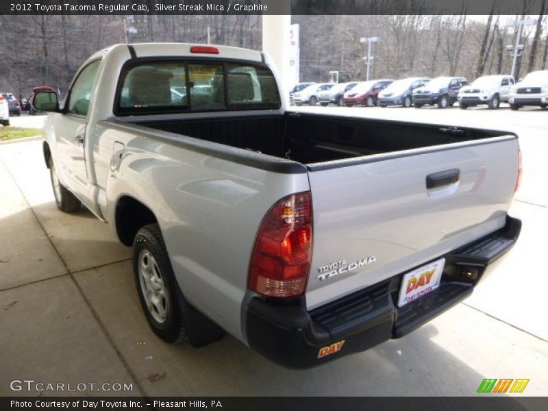 Silver Streak Mica / Graphite 2012 Toyota Tacoma Regular Cab