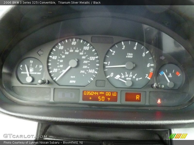  2006 3 Series 325i Convertible 325i Convertible Gauges