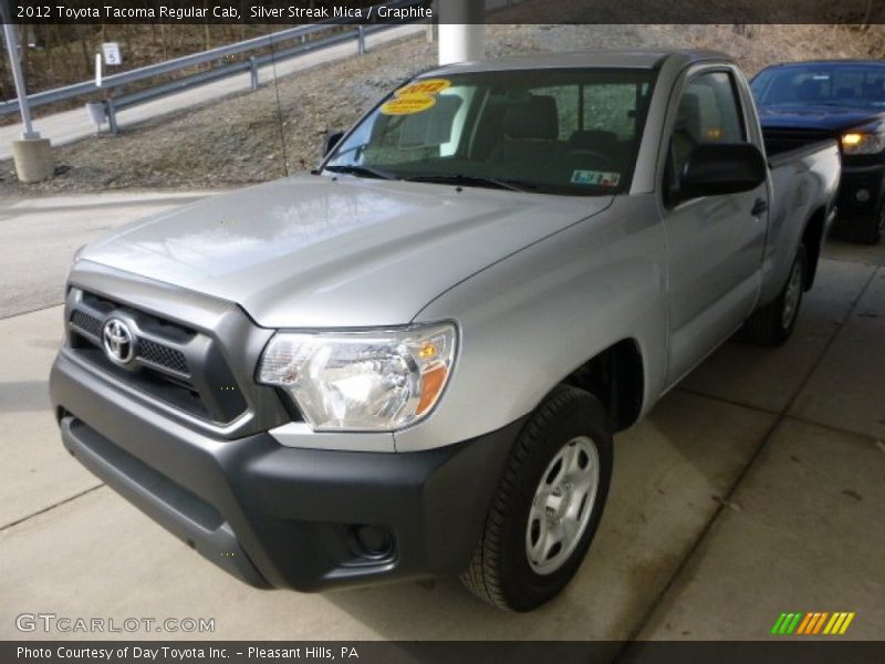 Silver Streak Mica / Graphite 2012 Toyota Tacoma Regular Cab