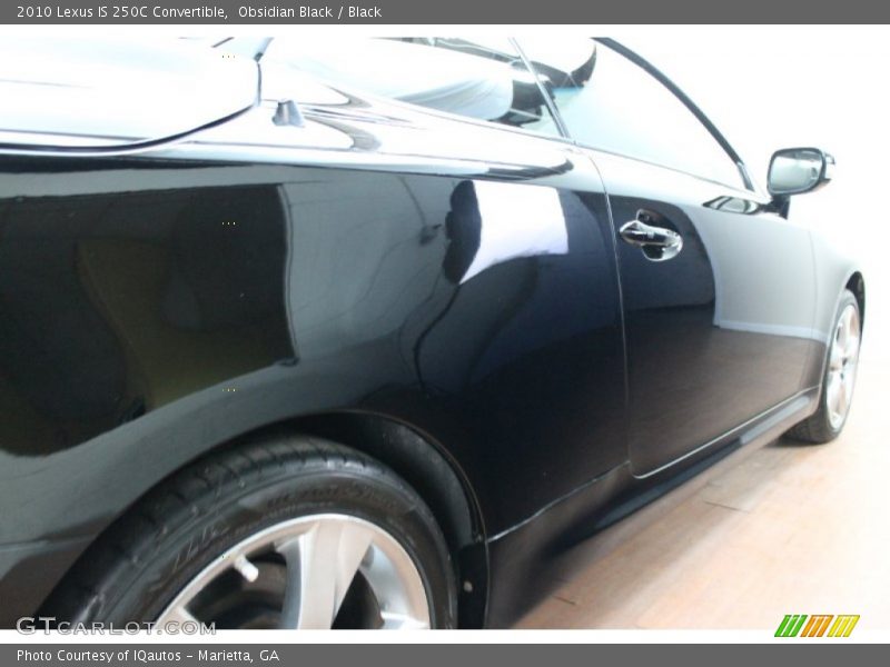 Obsidian Black / Black 2010 Lexus IS 250C Convertible