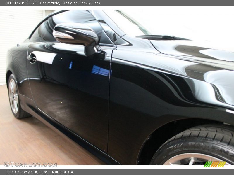 Obsidian Black / Black 2010 Lexus IS 250C Convertible