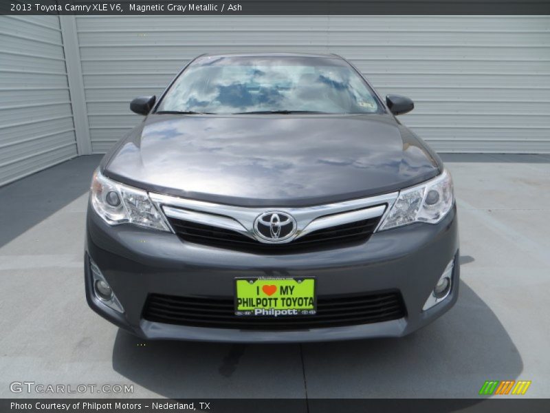 Magnetic Gray Metallic / Ash 2013 Toyota Camry XLE V6
