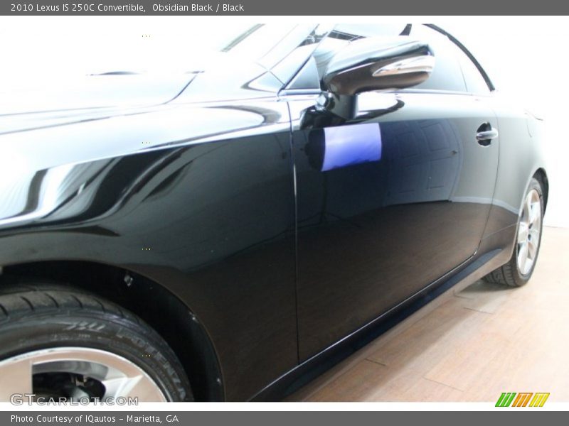 Obsidian Black / Black 2010 Lexus IS 250C Convertible