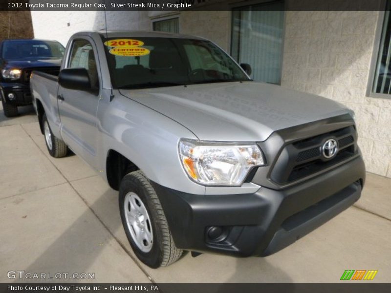 Silver Streak Mica / Graphite 2012 Toyota Tacoma Regular Cab