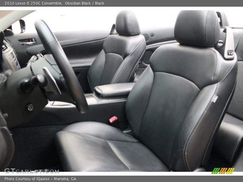 Obsidian Black / Black 2010 Lexus IS 250C Convertible