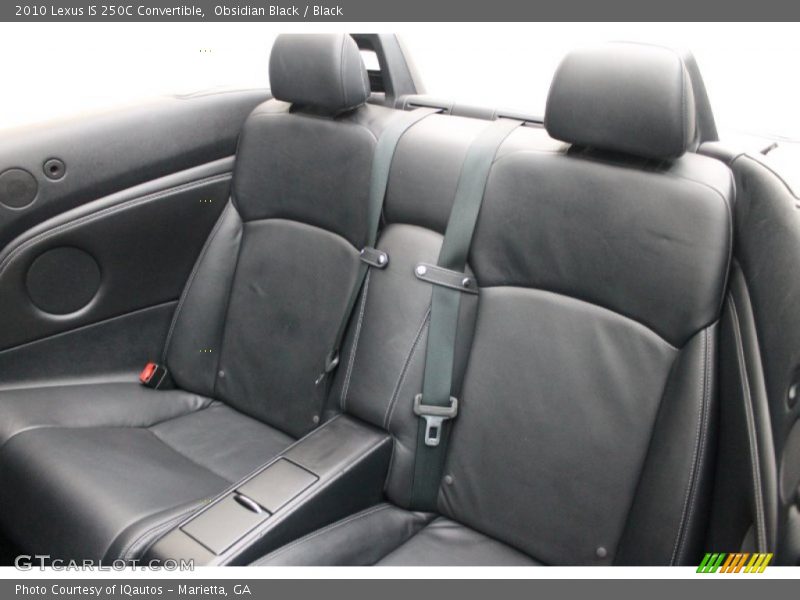 Obsidian Black / Black 2010 Lexus IS 250C Convertible