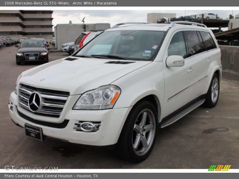 Arctic White / Macadamia 2008 Mercedes-Benz GL 550 4Matic