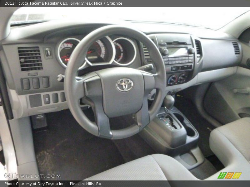 Silver Streak Mica / Graphite 2012 Toyota Tacoma Regular Cab