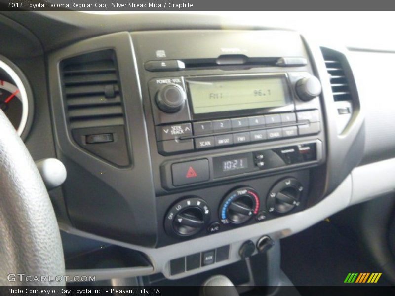 Silver Streak Mica / Graphite 2012 Toyota Tacoma Regular Cab