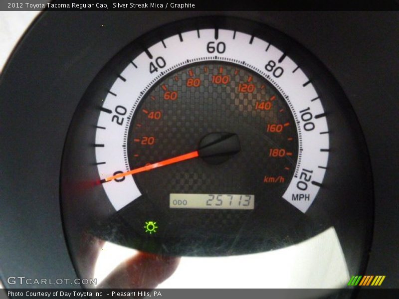 Silver Streak Mica / Graphite 2012 Toyota Tacoma Regular Cab