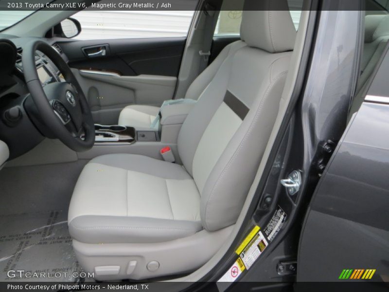 Magnetic Gray Metallic / Ash 2013 Toyota Camry XLE V6