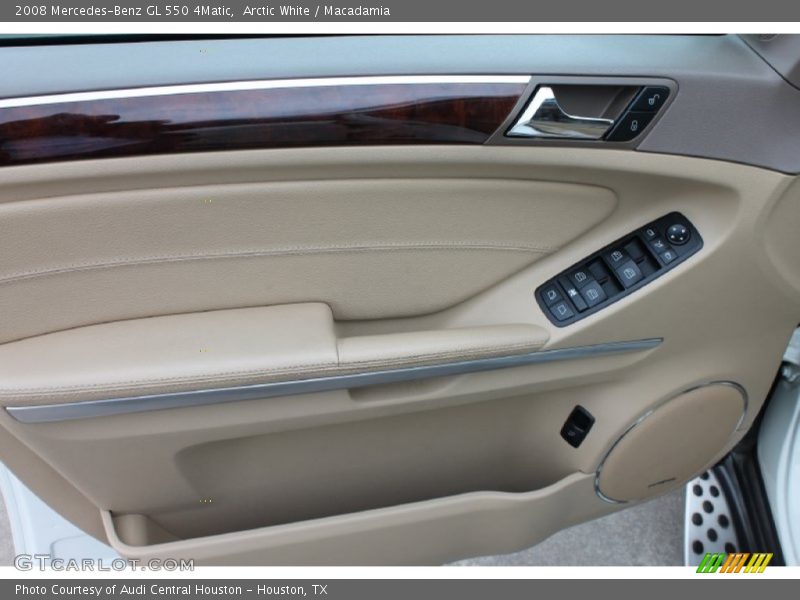 Arctic White / Macadamia 2008 Mercedes-Benz GL 550 4Matic