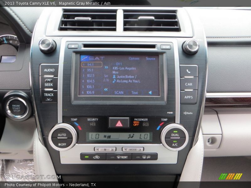 Magnetic Gray Metallic / Ash 2013 Toyota Camry XLE V6