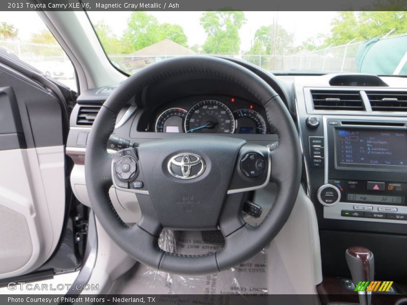 Magnetic Gray Metallic / Ash 2013 Toyota Camry XLE V6
