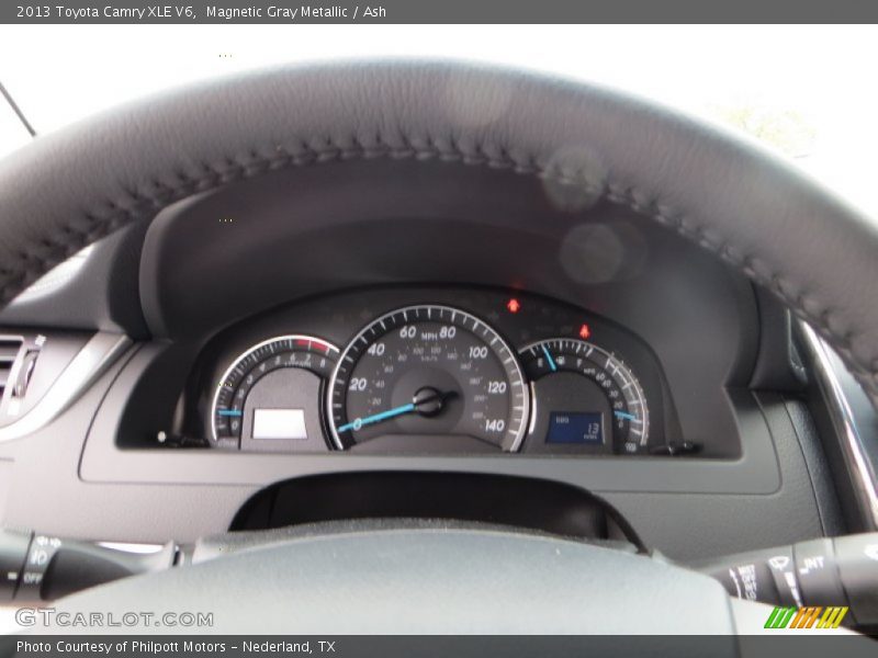 Magnetic Gray Metallic / Ash 2013 Toyota Camry XLE V6