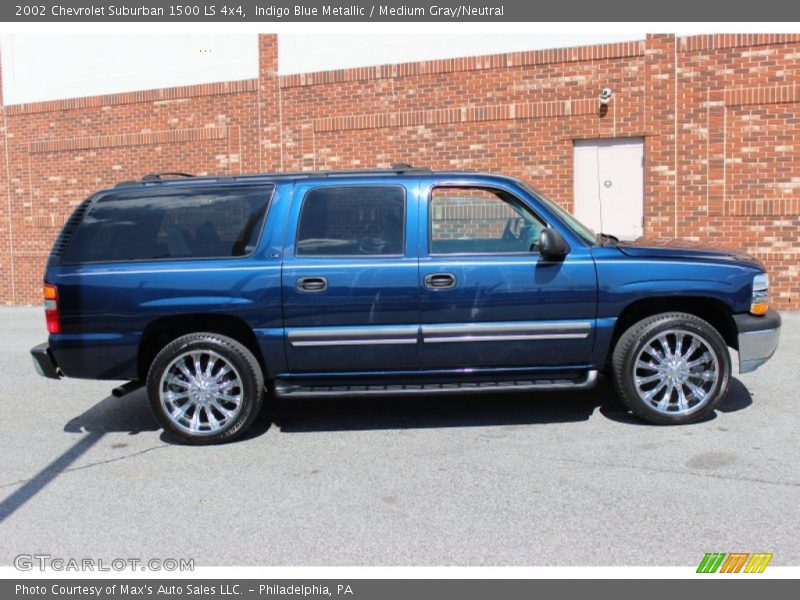  2002 Suburban 1500 LS 4x4 Indigo Blue Metallic