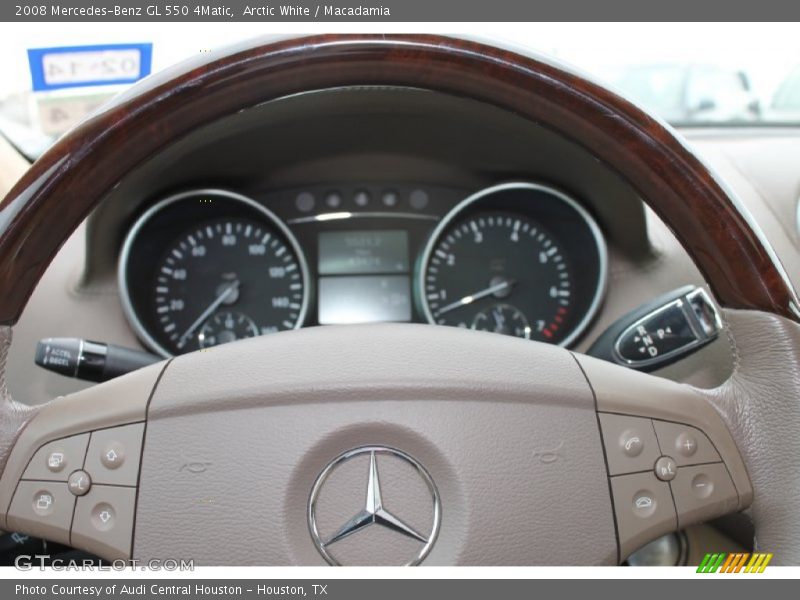 Arctic White / Macadamia 2008 Mercedes-Benz GL 550 4Matic