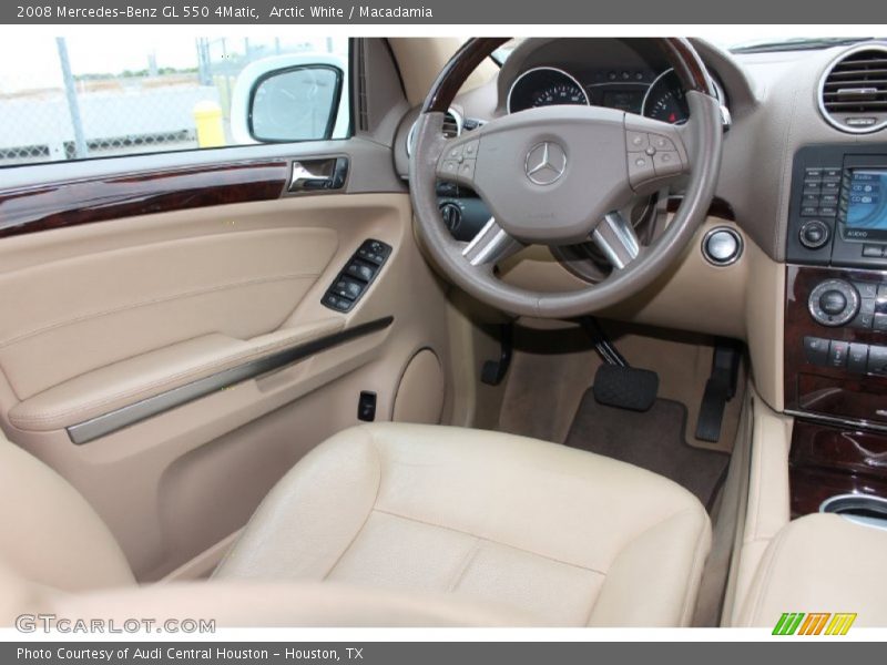 Arctic White / Macadamia 2008 Mercedes-Benz GL 550 4Matic