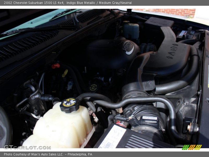 Indigo Blue Metallic / Medium Gray/Neutral 2002 Chevrolet Suburban 1500 LS 4x4