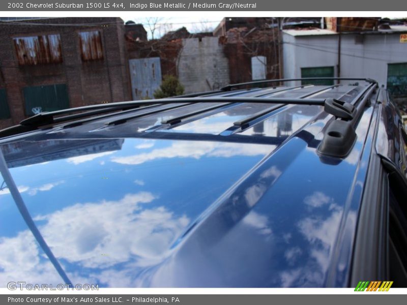 Indigo Blue Metallic / Medium Gray/Neutral 2002 Chevrolet Suburban 1500 LS 4x4