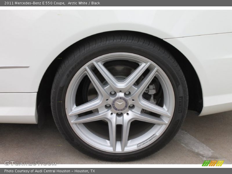 Arctic White / Black 2011 Mercedes-Benz E 550 Coupe