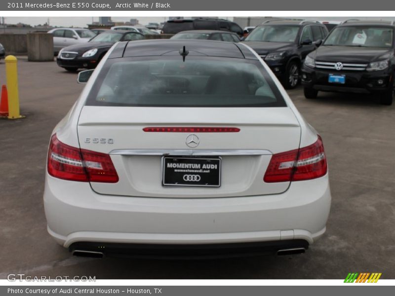 Arctic White / Black 2011 Mercedes-Benz E 550 Coupe