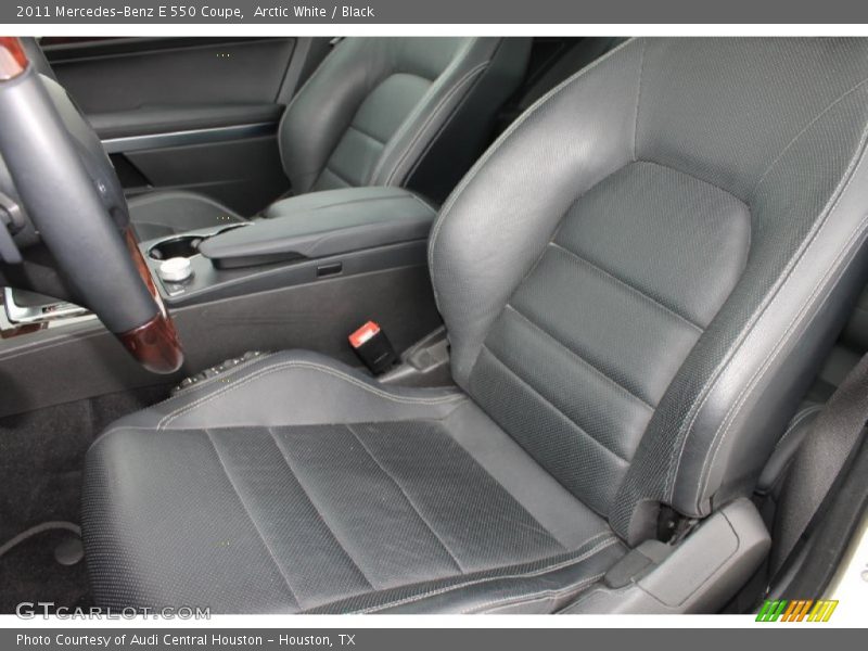 Arctic White / Black 2011 Mercedes-Benz E 550 Coupe