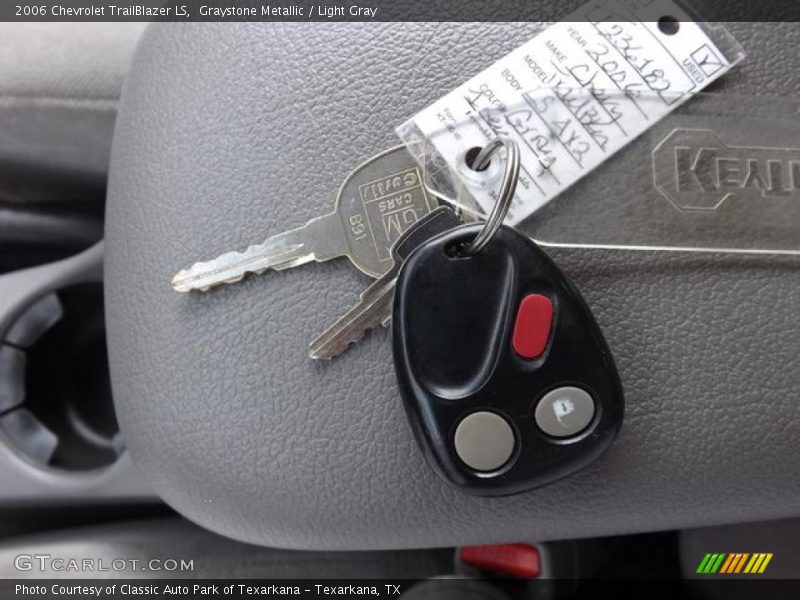 Graystone Metallic / Light Gray 2006 Chevrolet TrailBlazer LS