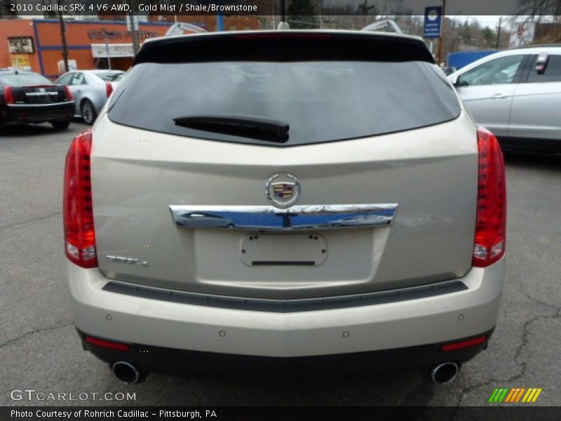 Gold Mist / Shale/Brownstone 2010 Cadillac SRX 4 V6 AWD
