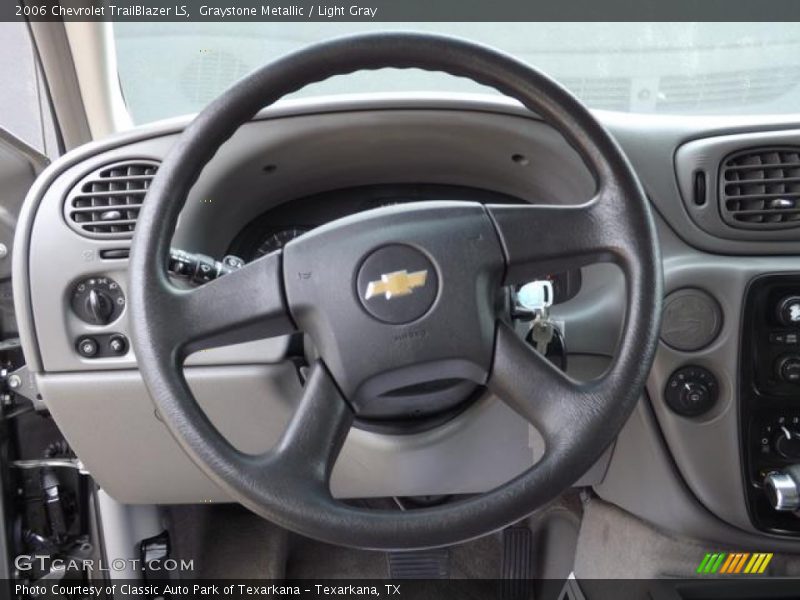 Graystone Metallic / Light Gray 2006 Chevrolet TrailBlazer LS