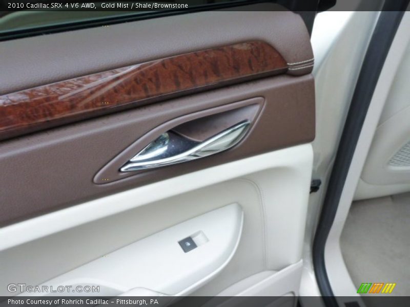 Gold Mist / Shale/Brownstone 2010 Cadillac SRX 4 V6 AWD