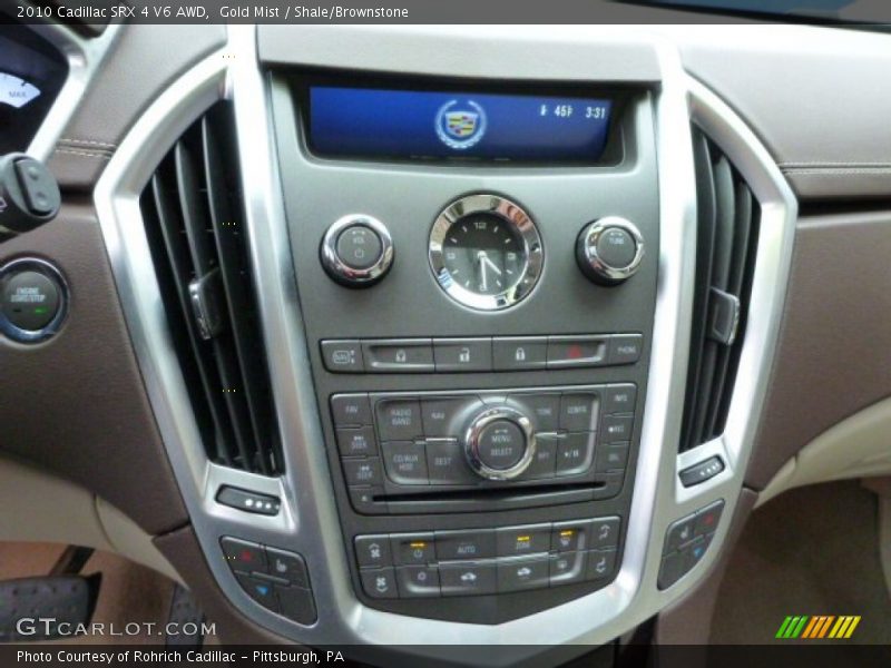 Gold Mist / Shale/Brownstone 2010 Cadillac SRX 4 V6 AWD