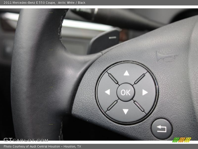Arctic White / Black 2011 Mercedes-Benz E 550 Coupe