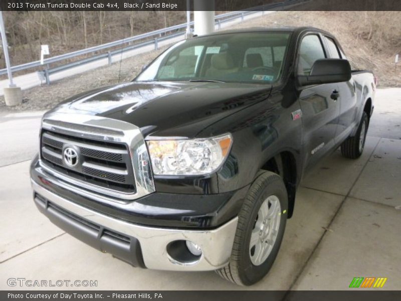 Black / Sand Beige 2013 Toyota Tundra Double Cab 4x4