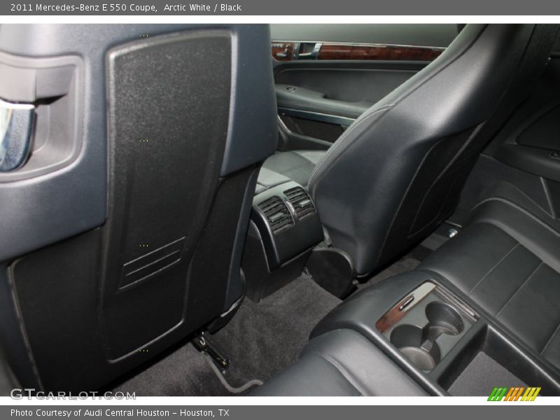 Arctic White / Black 2011 Mercedes-Benz E 550 Coupe