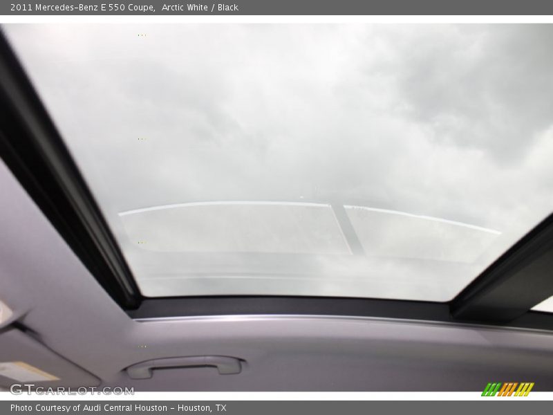Arctic White / Black 2011 Mercedes-Benz E 550 Coupe