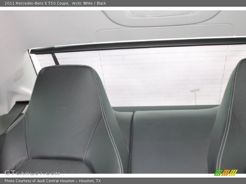 Arctic White / Black 2011 Mercedes-Benz E 550 Coupe