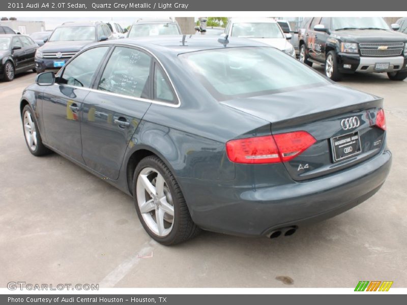 Quartz Grey Metallic / Light Gray 2011 Audi A4 2.0T Sedan