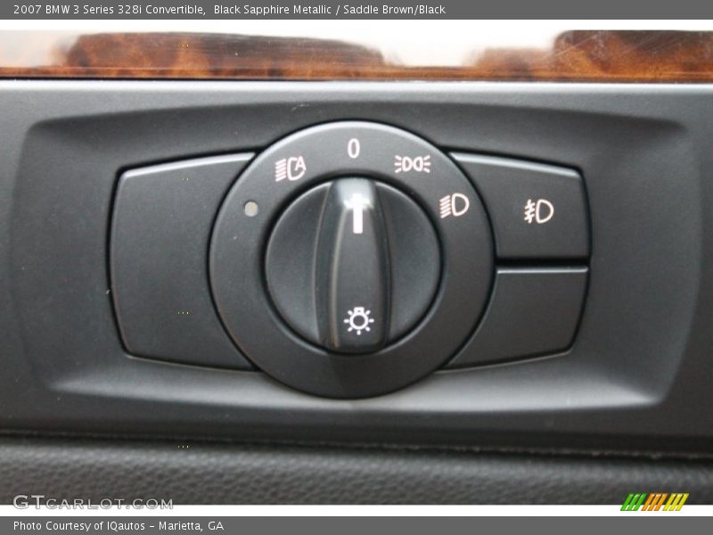 Controls of 2007 3 Series 328i Convertible